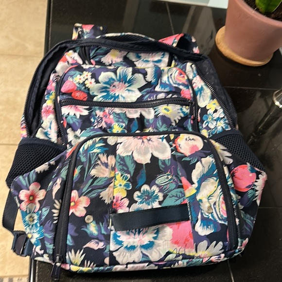 Vera Bradley Floral Backpack - Navy and Multicolor - Picture 16 of 16